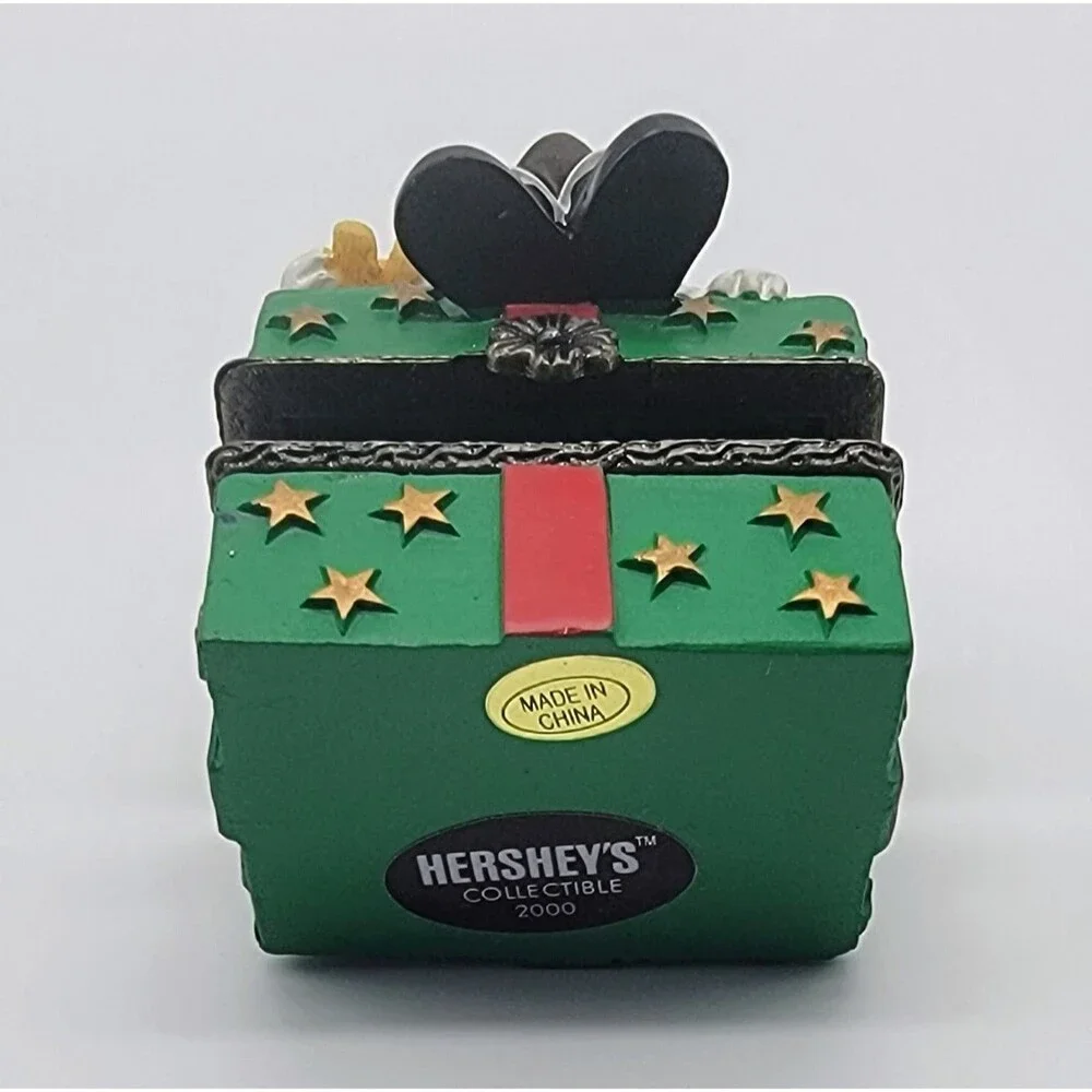 Hershey's Kiss Kurt Adler Christmas Trinket Ring Box Holiday Decor